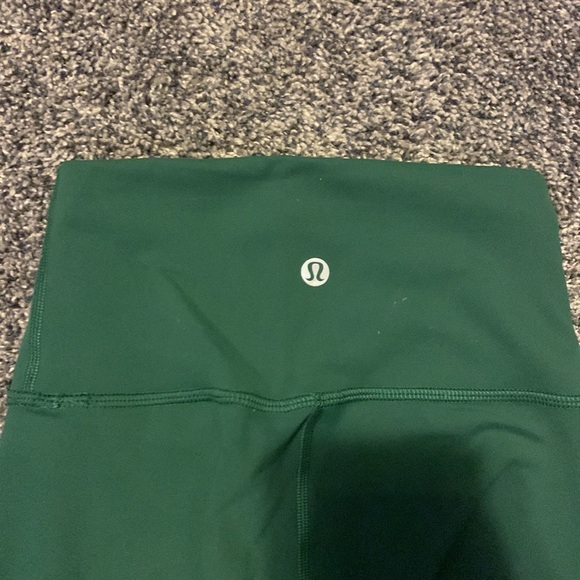 Lululemon wunder train highrise tight 25” green leggings size 0 - Picture 2 of 3